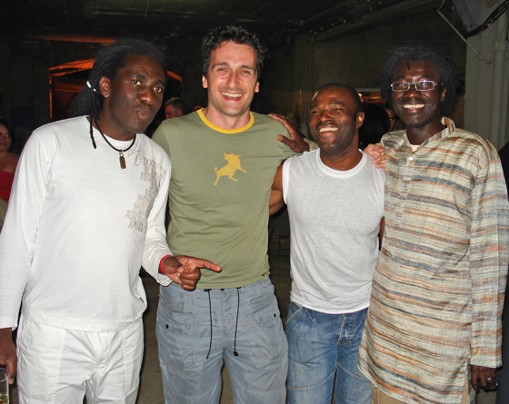 Richard Bona, Arnaud Delafosse, Denis Tchangou et Sega Seck